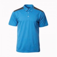 SKP012 Order POLO shirts for men and women to make sports Polo shirts Polo shirts clothing factory contrast color shoulders 45 degree